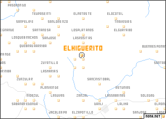 map of El Higuerito