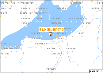 map of El Higuerito