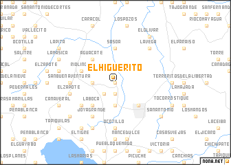 map of El Higuerito