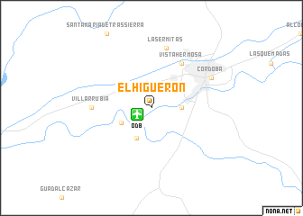 map of El Higuerón