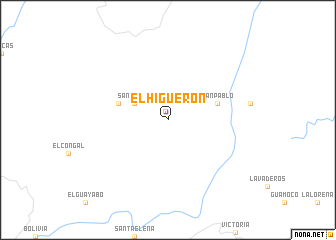 map of El Higuerón