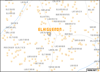 map of El Higuerón