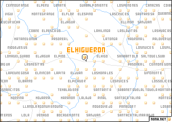 map of El Higuerón