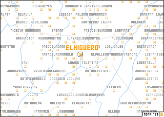 map of El Higüero