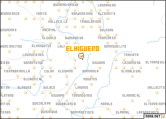 map of El Higuero