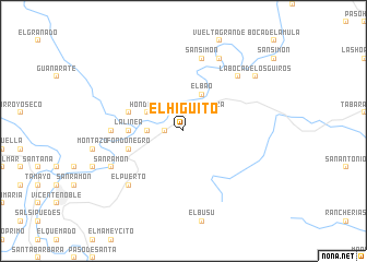 map of El Higuito