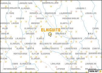 map of El Higuito