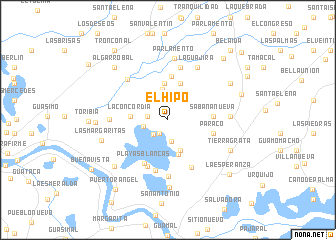 map of El Hipo