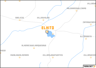 map of El Hito