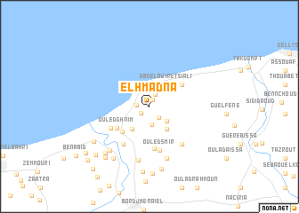 map of El Hʼmadna