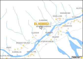 map of El Hobagi