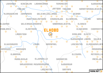 map of El Hobo