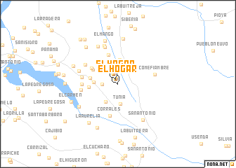 map of El Hogar