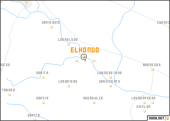 map of El Hondo