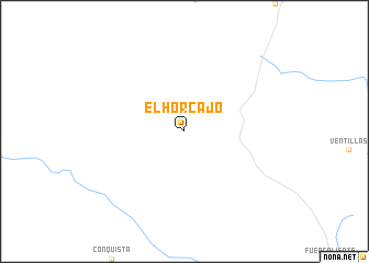 map of El Horcajo