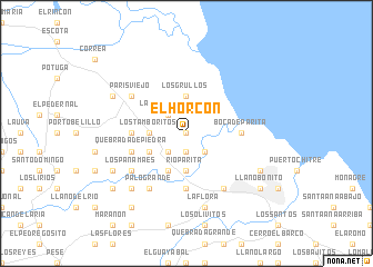 map of El Horcón