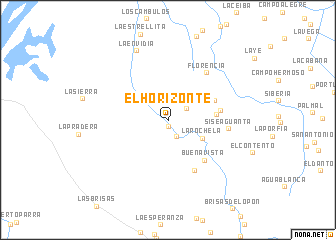 map of El Horizonte