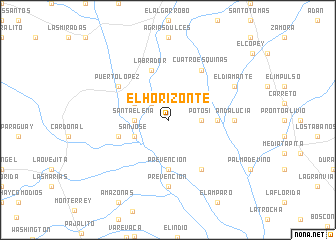 map of El Horizonte