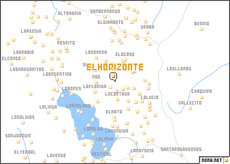 map of El Horizonte