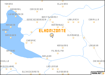 map of El Horizonte