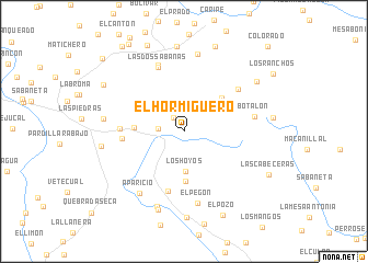 map of El Hormiguero