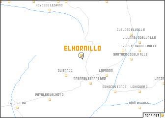 map of El Hornillo