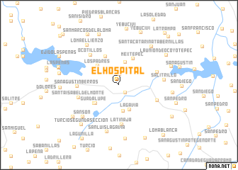 map of El Hospital