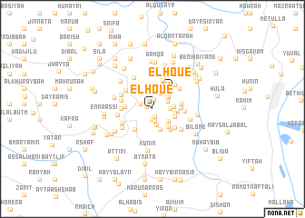 map of El Hoûé
