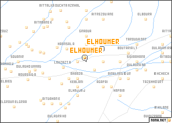 map of El Houmer
