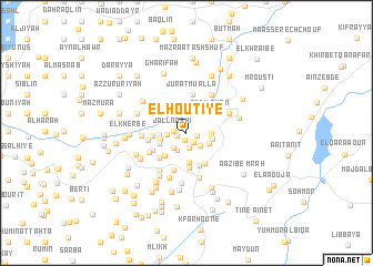 map of El Hoûtîyé