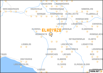 map of El Hoyazo