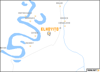 map of El Hoyito