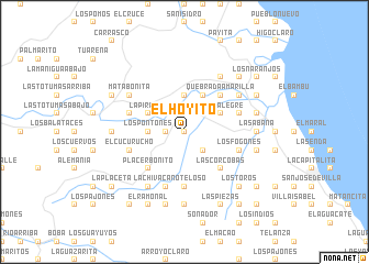 map of El Hoyito