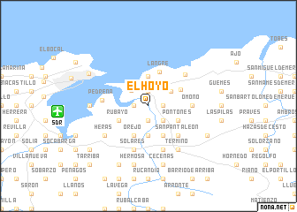 map of El Hoyo