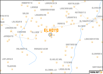 map of El Hoyo