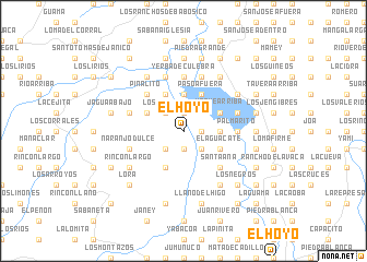 map of El Hoyo