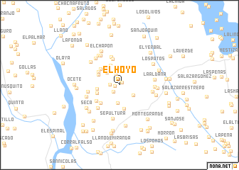 map of El Hoyo