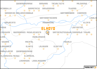 map of El Hoyo