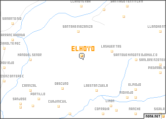 map of El Hoyo