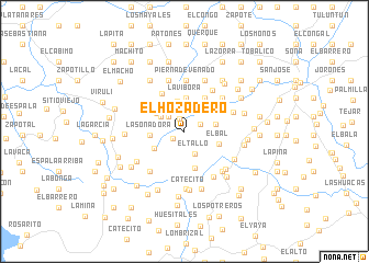 map of El Hozadero