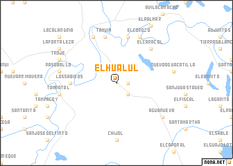 map of El Hualul