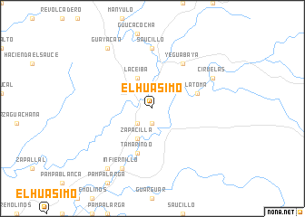 map of El Huasimo