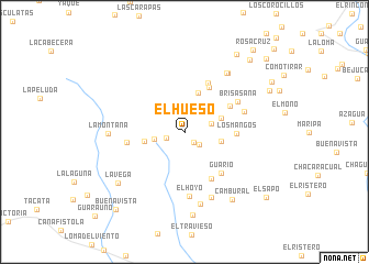 map of El Hueso