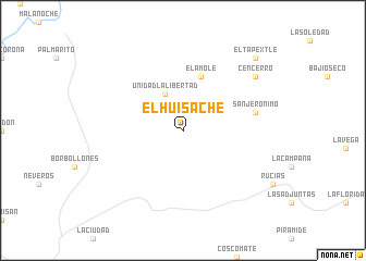 map of El Huisache