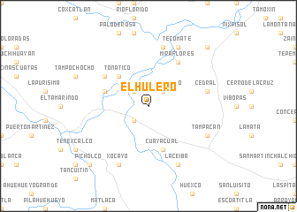 map of El Hulero