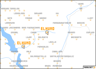 map of El Humo