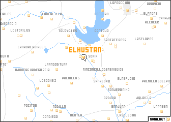 map of El Hustan