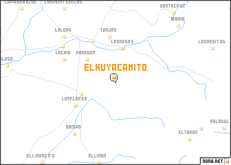 map of El Huyacamito