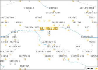 map of Eliaszuki