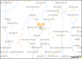 map of Elia